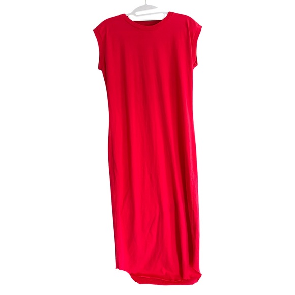Frank & Eileen NWOT Cory Vintage Muscle Tee Dress Double Decker Red Size M - Picture 3 of 5
